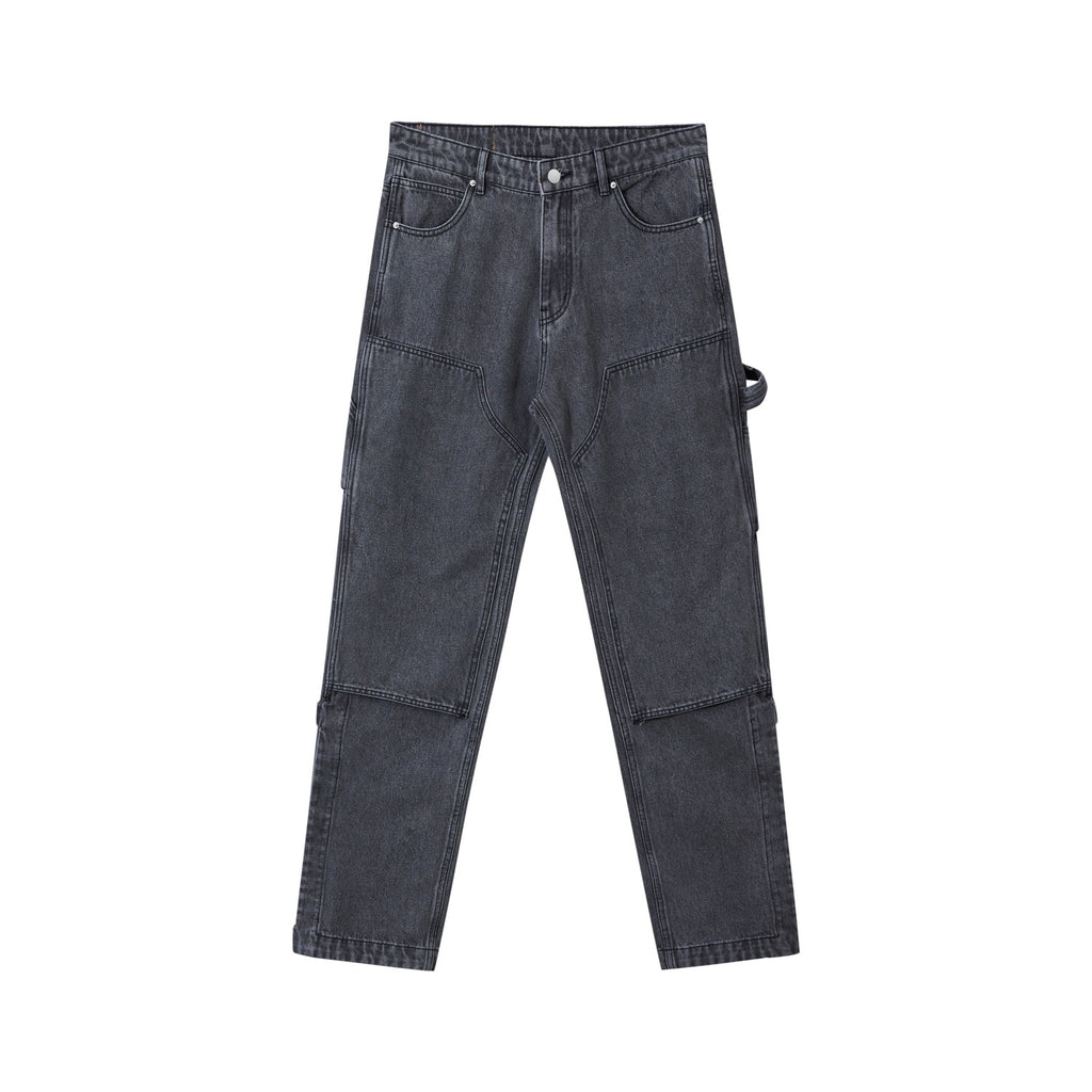 MadeExtreme Washed Denim Trousers