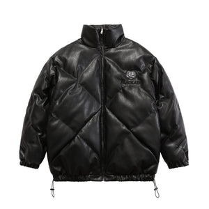 MadeExtreme PU Leather Coat