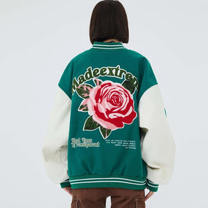 MadeExtreme Rose Varsity Jacket