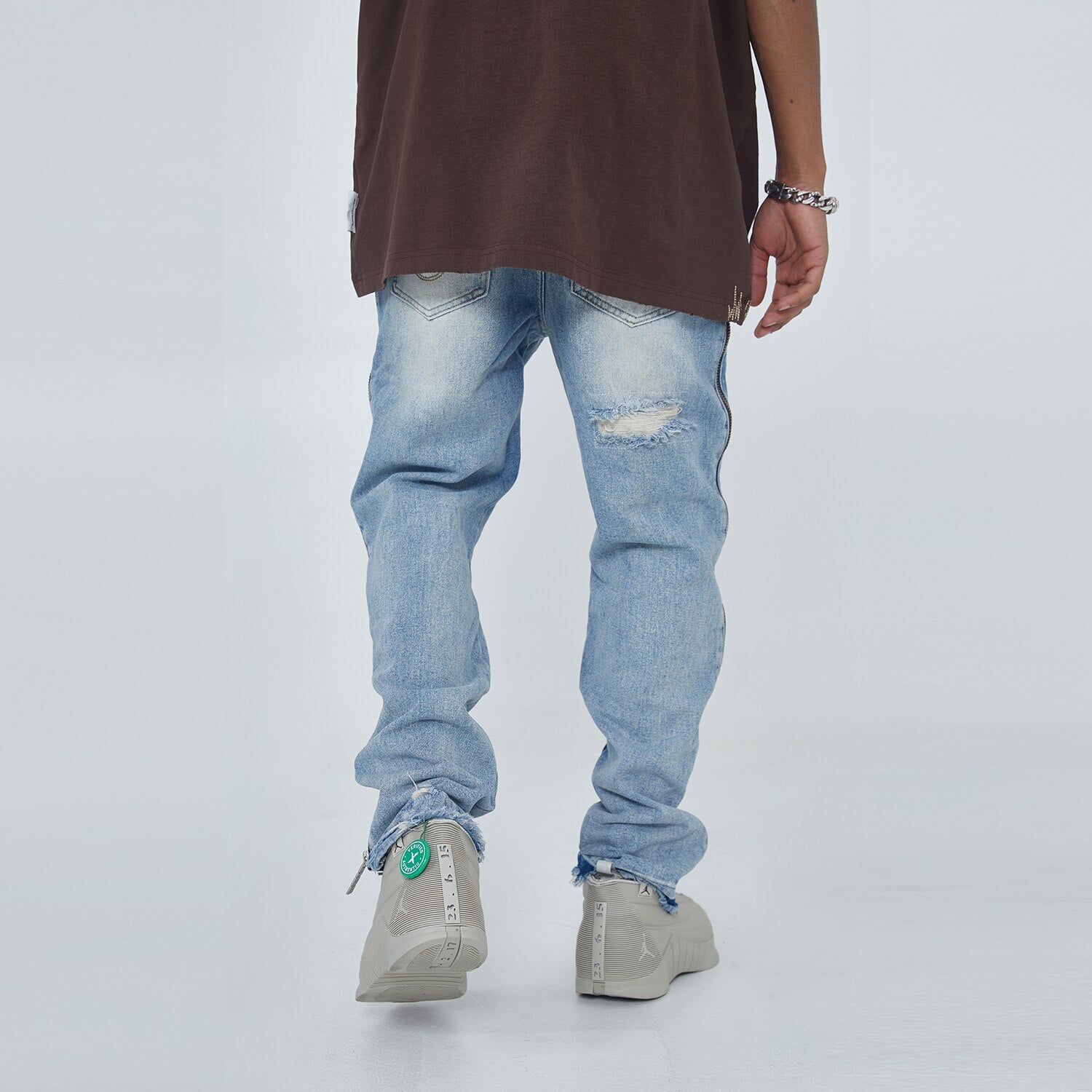69 Distressed Ripped Jeans