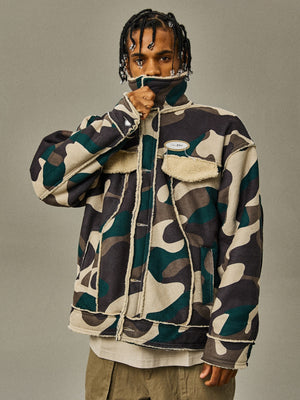 Camouflage Wool Jacket